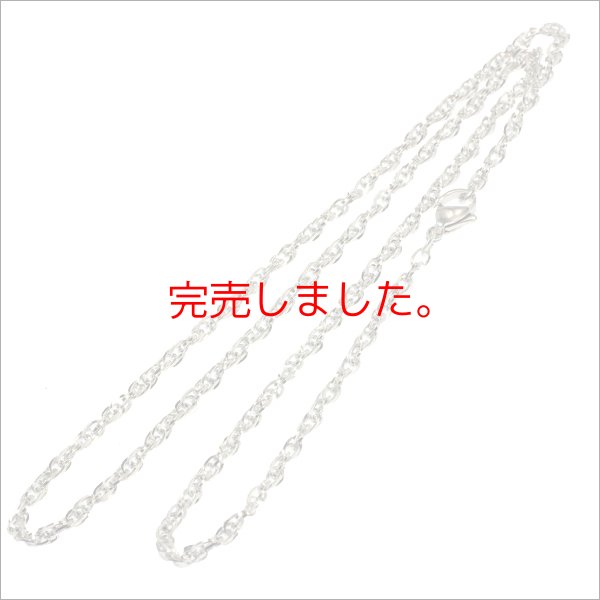 画像3: 2.5ミリ ダブルアズキ ステンレス 316L 普段使いしやすい アクセサリー お祝い ギフト用 / ジーラブ