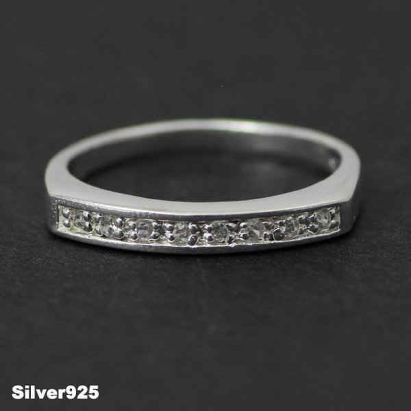 画像1: SILVER925　シルバー925×CZダイヤ デザインリング/1164tr2256