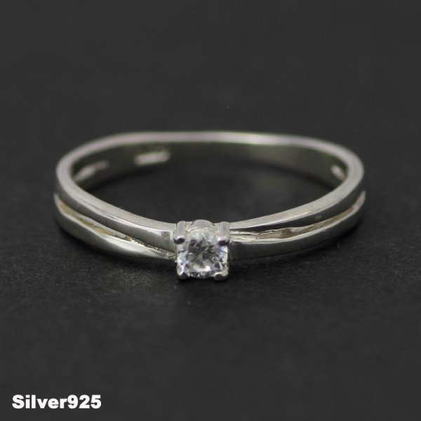 画像1: SILVER925　シルバー925×CZダイヤ デザインリング/1178tr2239