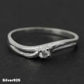 SILVER925 シルバー925×CZダイヤ デザインリング / 1176tr2268 ギフト用にも人気 / ジーラブ