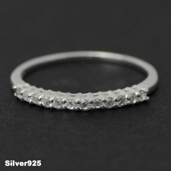 画像1: SILVER925　シルバー925×CZダイヤ デザインリング/1161tr2292