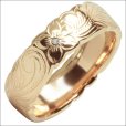 画像3: ハワイアン ジュエリー ペアリング マリッジリング 指輪 刻印 ステンレス プルメリア カットアウトリング 結婚指輪