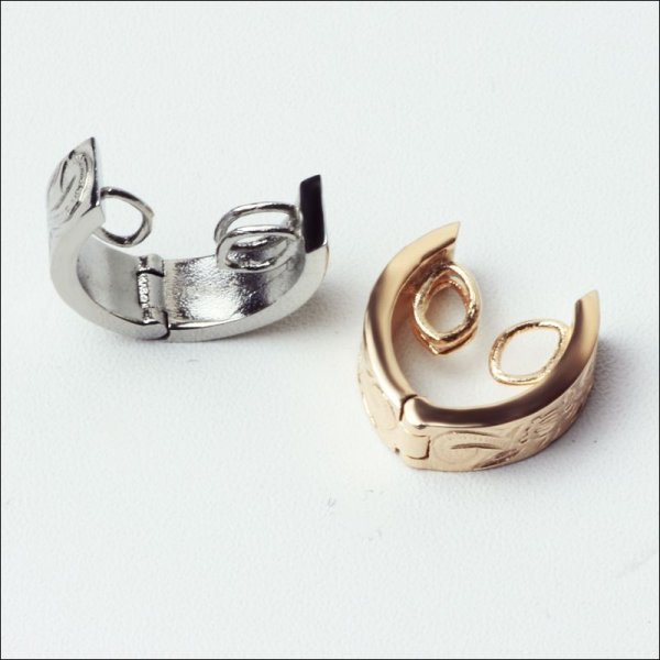 画像5: リングホルダー ハワイアン ペンダント ピンクゴールド 指輪をネックレスに通す クリッカー ステンレス 便利 パーツ アクセサリー aab_gpss843 / ジーラブ