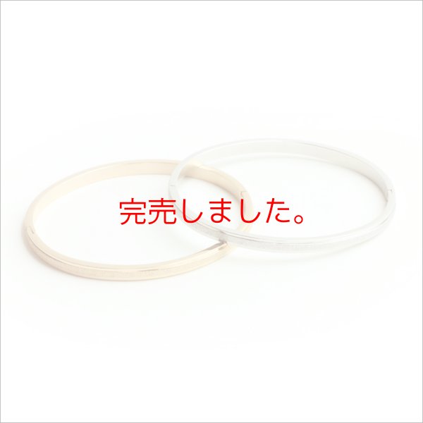 画像4: サージカルステンレス バングル ピンクゴールド 4ミリ幅 シャンパン パールラインバングル 誕生日プレゼント 記念日 高品質 お祝い つけっぱなしOK ギフト用 / ジーラブ