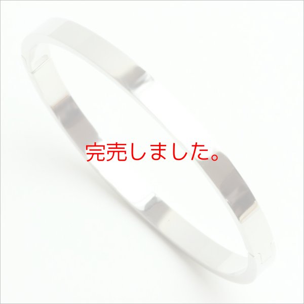 画像4: ステンレス バングル / 6ミリ幅 ハワイアン ホワイト シェル バングル シルバーギフトにも人気 / ジーラブ