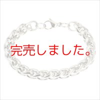 8ミリ ブレードチェーン ステンレス ブレスレット 誕生日プレゼント 記念日 高品質 お祝い 抜群の重圧感ギフト用 / ジーラブ