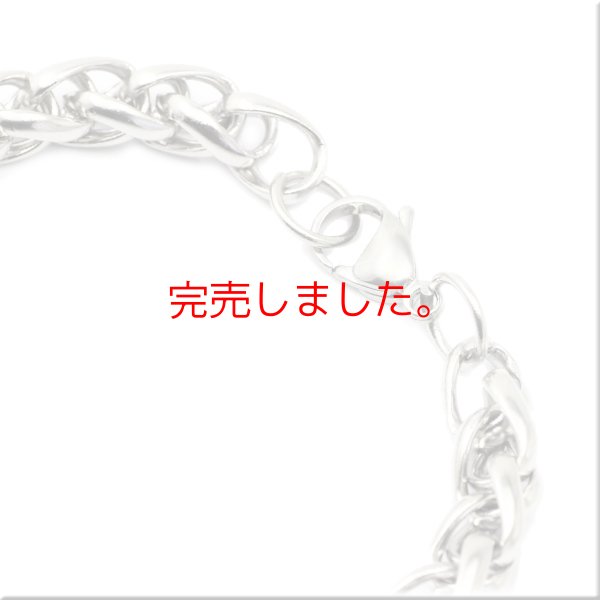 画像2: 8ミリ ブレードチェーン ステンレス ブレスレット 誕生日プレゼント 記念日 高品質 お祝い 抜群の重圧感ギフト用 / ジーラブ