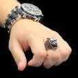 画像2: ウルフ 狼 指輪 メンズ ハード サージカルステンレス リング / 316Ｌ / サージカルステンレス 指輪 錆びないリング   プレゼントにもおすすめ (2)