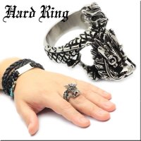ドラゴン龍の指輪 ハード サージカルステンレスリング / 316Ｌ / サージカルステンレス 指輪 錆びないリング