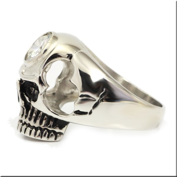 画像7: ステンレス 指輪 ドクロスカル髑髏キュービックジルコニア 金属アレルギー対応 アクセサリー / メンズハード / 316Ｌ /   金属アレルギー対応 アクセサリー 錆びないリング ギフト用にも人気 / ジーラブ
