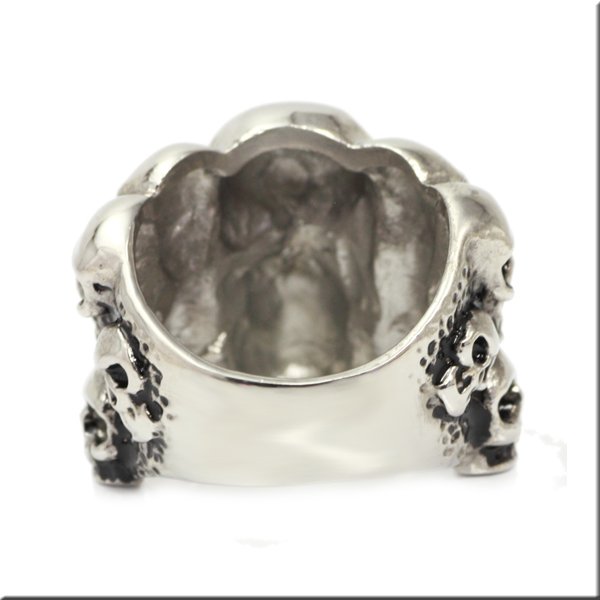 画像7: ステンレス 指輪 イレブン ドクロ スカル 髑髏  金属アレルギー対応 アクセサリー / ハード リング /  錆びないリング ギフト用にも人気 / ジーラブ