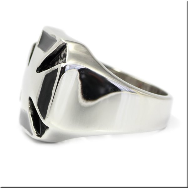 画像3: ステンレス 指輪 アイアン クロス / 勲章 の 紋章 リング / 316L /   金属アレルギー対応 アクセサリー 錆びない ボリュームリングギフト用にも人気 / ジーラブ