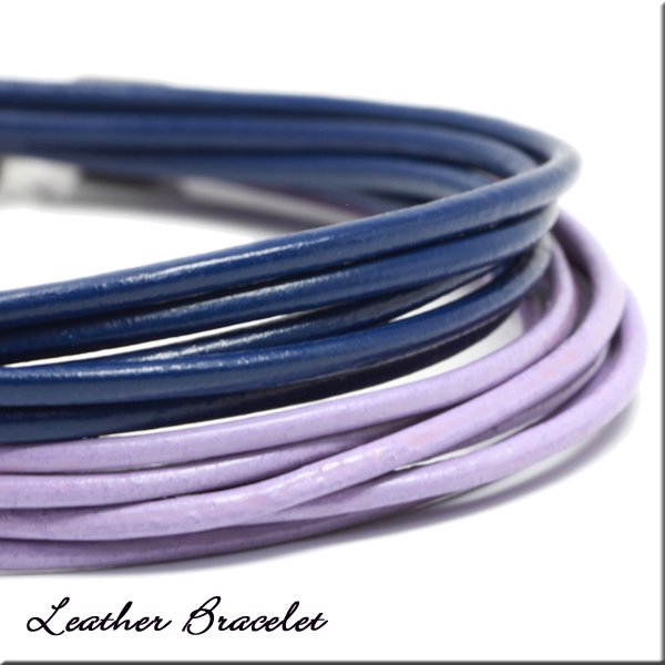 画像12: 11色3サイズから選べる本革レザーブレスレット + 脱着式 アンクレット アジャスター 2WAY 男女兼用 ギフト用 / ジーラブ