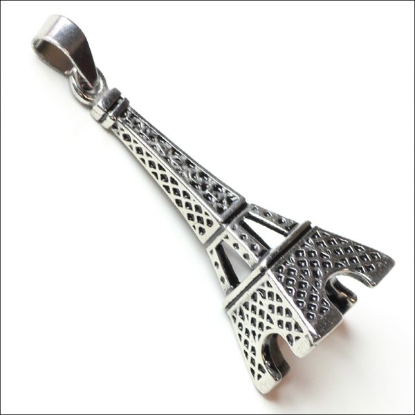 画像5: エッフェル塔 ペンダントトップ ステンレス ネックレス ヘッドギフト用 / ジーラブ