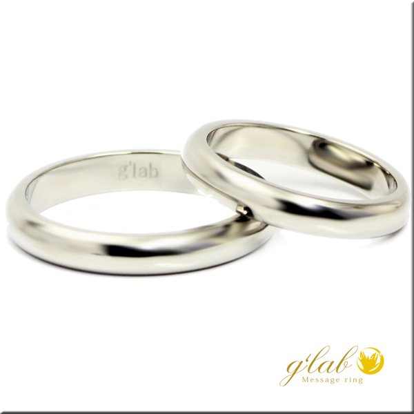 画像3: ステンレス 指輪 シークレット誕生石3ミリ幅オーバル プレミアム ミラー(3mmMirror Ring)ペア価格 ギフト用にも人気 / ジーラブ
