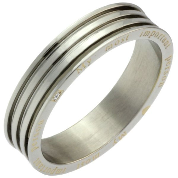 画像2: ラブパーソンシルバー 一番大切な人 ステンレス 指輪 刻印 名入れ 錆びないリング