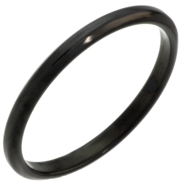 画像2: アンジェリーク・ブラック Angelique ring Blackステンレス 指輪 刻印 名入れ 錆びないリング   プレゼントにもおすすめ