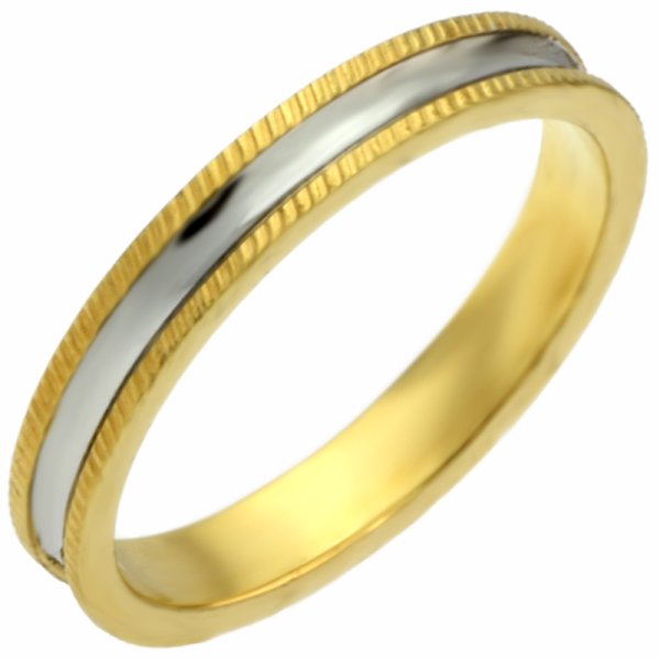 画像2: ジュレ Jurer 誓い ステンレスリング ゴールド指輪 刻印 名入れ 錆びないリング   プレゼントにもおすすめ