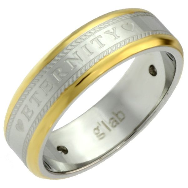 画像4: ステンレス 指輪 エタニティー ETERNITY 永遠   金属アレルギー対応 アクセサリー 刻印 名入れ 錆びない 変色しないリング ギフト用にも人気 / ジーラブ