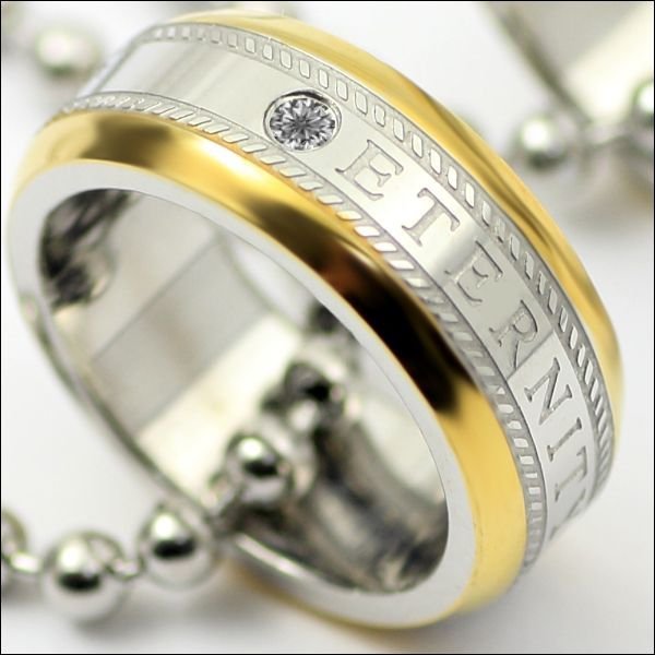 画像5: ステンレス 指輪 エタニティー ETERNITY 永遠   金属アレルギー対応 アクセサリー 刻印 名入れ 錆びない 変色しないリング ギフト用にも人気 / ジーラブ