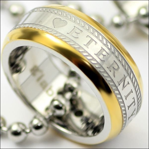 画像6: ステンレス 指輪 エタニティー ETERNITY 永遠   金属アレルギー対応 アクセサリー 刻印 名入れ 錆びない 変色しないリング ギフト用にも人気 / ジーラブ