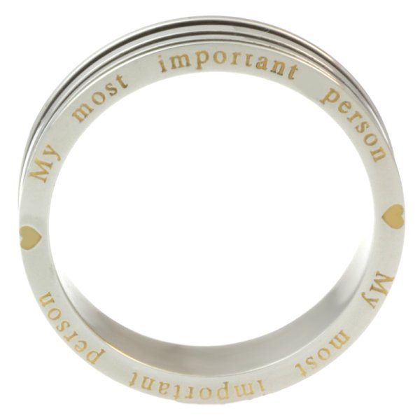 画像5: ステンレス 指輪 ラブパーソンシルバー 一番大切な人   金属アレルギー対応 アクセサリー 刻印 名入れ 錆びないリング 記念日のプレゼントにも人気  / ジーラブ