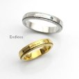 画像6: エンドレスゴールド ENDLESS 無限 GOLDサージカルステンレスリング指輪 刻印 名入れ 錆びないリング   プレゼントにもおすすめ