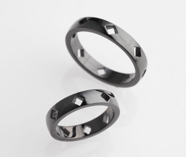 画像5: ステンレス 指輪 ブラックアーガイル   金属アレルギー対応 アクセサリー 錆びないリング 20代 30代 40代 50代 ギフト用にも人気 / ジーラブ