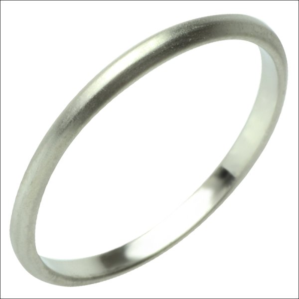 画像2: 艶消しマット アンジェリーク・シルバー Angelique ring Silverステンレス 指輪 刻印 名入れ 錆びないリング