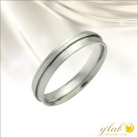 ３色から選べる　シルバーナチュール フランス語でnature：自然ステンレス 指輪 刻印 名入れ 錆びないリング