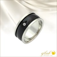 ブラックサンマーク BLACK SUNMARKサージカルステンレス 指輪 刻印 名入れ 錆びないリング
