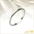 画像1: 艶消しマット アンジェリーク・シルバー Angelique ring Silverステンレス 指輪 刻印 名入れ 錆びないリング (1)