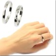 画像4: インフィニティステンレスリング 無限大 Inジルコニア ステンレス316L 指輪 錆びないリング メッセージ刻印