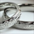 画像10: ハワイアン ガラスの靴 天然ダイヤモンドサージカルステンレス ペアリング 結婚指輪 送料無料 名入れ 刻印無料