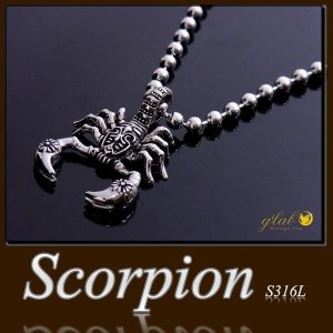 画像4: スコーピオン / サソリ蠍ステンレスネックレストップ ギフト用 / ジーラブ (4)
