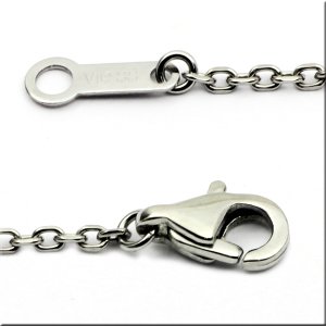 画像5: ペアネックレス ステンレストップチェーン付 ネックレスペア クロス プレート ブラック ピンク ブルー ネックレストップ ギフト用 / ジーラブ (5)