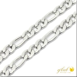 画像4: ３ミリ フィガロチェーン ステンレス 316L 誕生日クリスマスプレゼント 記念日 高品質 お祝い ギフト用 / ジーラブ (4)