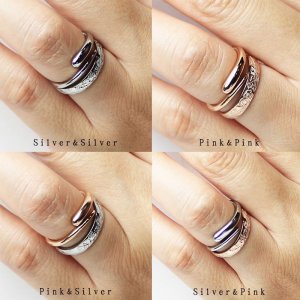 画像10: ステンレス 指輪 【単品リング】ハワイアンジュエリー サージカルリング  金属アレルギー対応 アクセサリー 刻印無料 スクロール カレイキニ 金属アレルギー対応 316L 誕生日プレゼント 記念日 高品質 お祝い / ジーラブ (10)