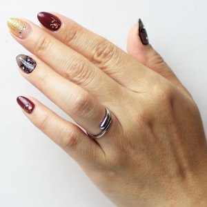 画像12: ステンレス 指輪 メテオール 願いが叶う 幸せの サージカル ペア リング  金属アレルギー対応 アクセサリー 2本 セット ペアリング 2本 価格 記念日のプレゼントにも人気  / ジーラブ (12)