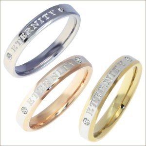 画像2: ステンレス 指輪 ダブル誕生石・ペア・プレミアムエタニティー（ETERNITY）誕生石 ジュエリー リング  金属アレルギー対応 アクセサリー 刻印 名入れ  ペア価格 ギフト用にも人気 / ジーラブ (2)