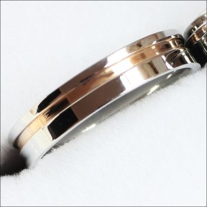 画像3: ステンレス 指輪 ３色から選べる ピンクゴールドナチュールフランス語でnature：自然   金属アレルギー対応 アクセサリー 刻印 名入れ 錆びないリング ギフト用にも人気 / ジーラブ (3)