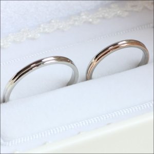 画像12: ステンレス 指輪 天然ダイヤモンド シンプルライン リング ＆ブライダルケース付き la rue（ラ・ルー） ペアリング【ダイヤモンド品質保証付】ギフト用にも人気 / ジーラブ (12)