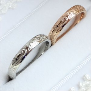 画像8: ステンレス 指輪 【単品リング】ハワイアンジュエリー サージカルリング  金属アレルギー対応 アクセサリー 刻印無料 スクロール カレイキニ 金属アレルギー対応 316L 誕生日プレゼント 記念日 高品質 お祝い / ジーラブ (8)