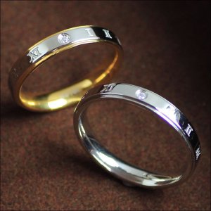 画像5: ステンレス 指輪 プレミアムローマ マリッジリング ジュエリー ペアリング  金属アレルギー対応 アクセサリー 刻印 名入れ サージカル リングサージカルペアリング 2本 価格 ギフト用にも人気 / ジーラブ (5)