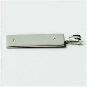 画像2: ダブル 誕生石選択可能 ハワイアンジュエリー プレートネックレストップ  普段使いしやすい ギフトにも人気 / ジーラブ (2)