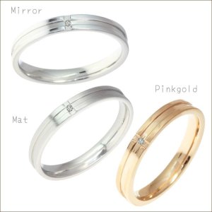 画像2: ステンレス 指輪 誕生石スマートクロス ピンクゴールド  ペアリング 錆びない 変色しないリング 20代 30代 40代 50代 記念日のクリスマスプレゼントにも人気  / ジーラブ (2)