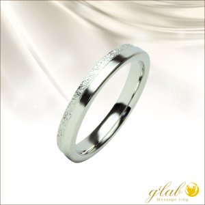 画像1: アブニール Avenir 未来 ステンレスリング シルバー 指輪 刻印 名入れ 錆びないリング   プレゼントにもおすすめ (1)