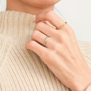 画像8: ステンレス 指輪 エンジェルリング 天使の輪リング  金属アレルギー対応 アクセサリー1本 錆びない 変色しないリング 価格 ギフト用にも人気 / ジーラブ (8)