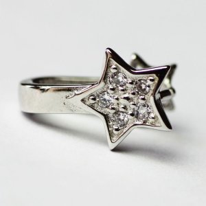 画像12: リングホルダー スター お星さま 星 ホルダーネックレス 指輪をネックレスに通す ペンダント クリッカー サイズアウトしたリング 号数が合わなくなったリング ギフト用 / ジーラブ (12)