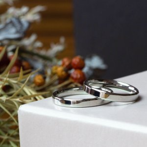 画像6: ステンレス 指輪 グレース優雅 両面刻印OK シルバー ピンクペアリング 2本 価格 20代 30代 40代 50代 記念日のクリスマスプレゼントにも人気  / ジーラブ (6)